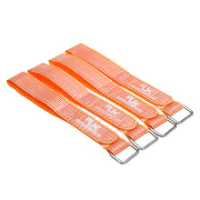 4Pcs RJX 20mm High Strength Alloy Buckle Battery Strap for FPV Racing Drones Electronics 200-400mm