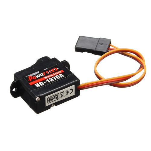 Power HD-1370A 0.6KG 3.7g Micro Steel Ring Engine Micro Servo Compatible with Futaba/JR RC Car Part