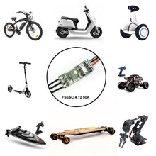 Flipsky FSESC 4.12 50A SK8 ESC 5V/1.5A BEC Electric Longboard RC Car/E-bike/E-scooter 