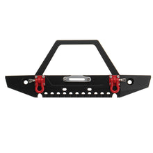 Aluminum Front RC Car Bumper With LED Light For Axial SCX10 Crawler 4WD Truck 1/10 RC Car
