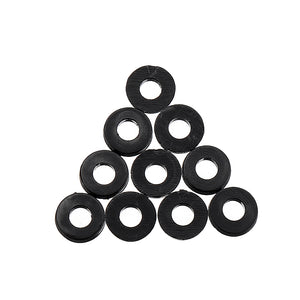 100Pcs M2 M2.5 M3 Black Plastic Nylon Washer Plated Spacer for RC Model