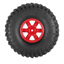 4Pcs AUSTAR AX-5020B 1.9 Inch 1/10 Rock Crawler Tires with Metal Hub for Traxxas SCX10 AXIAL RC Car