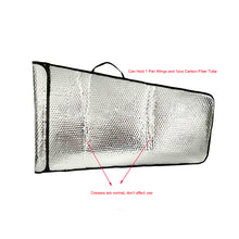 Bubble Protection Wing Tote Bag Pack Silver For 2 Wings & Tube to 70E 30CC 50CC 100CC RC Airplane Fixed-wing 