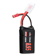 URUAV 11.1V 550mAh 80/160C 3S Lipo Battery JST Plug for FPV Racer Drone