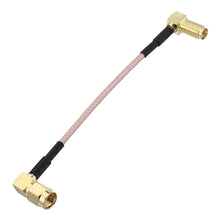 10CM RG316 RP-SMA Male to SMA Female/RP-SMA Female Right Angle RF Adapter Cable Extension Cord for RC Model RC Drone 