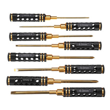 Yunzhong 16Pcs Hex Phillips Screw Flat Nut Screwdriver Repair Tool Set Box with Bag for RC Model