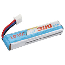 LDARC 2S 7.6V 300mAh 80C / 160C HV 4.35V Lipo Battery with XH 2.54 Balance Plug for RC Drone FPV Racing