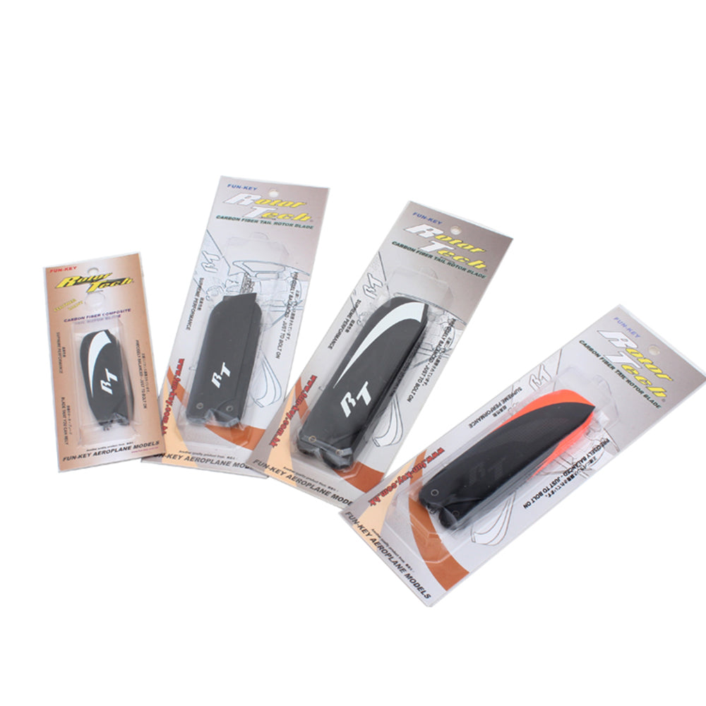Fun-Key FK RT 57/63/72/85/92/95/106/116mm Carbon Fiber Tail Blade For RC Helicopter