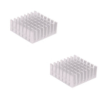 2 PCS Aluminum Alloy Heat Sink 28*28*11mm Cooling Chip with Ultra-thin Sticker for RC ESC Servo Motor UAV FPV Transmitter VTX TV
