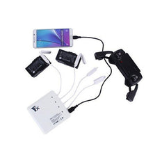 6-in-1 Multi Battery Dual USB Remote Controller Phone Charger Hub for DJI Mavic Air RC Drone 