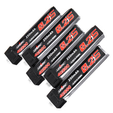 5Pcs URUAV 3.8V 250mAh 40C/80C 1S Lipo Battery PH1.25 Plug for RC Drone
