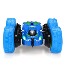 JJRC Q9 1/28 2.4G 4CH RC Car Double-Sided Flip Electric Stunt Drift Vehicles with LED Light Model 