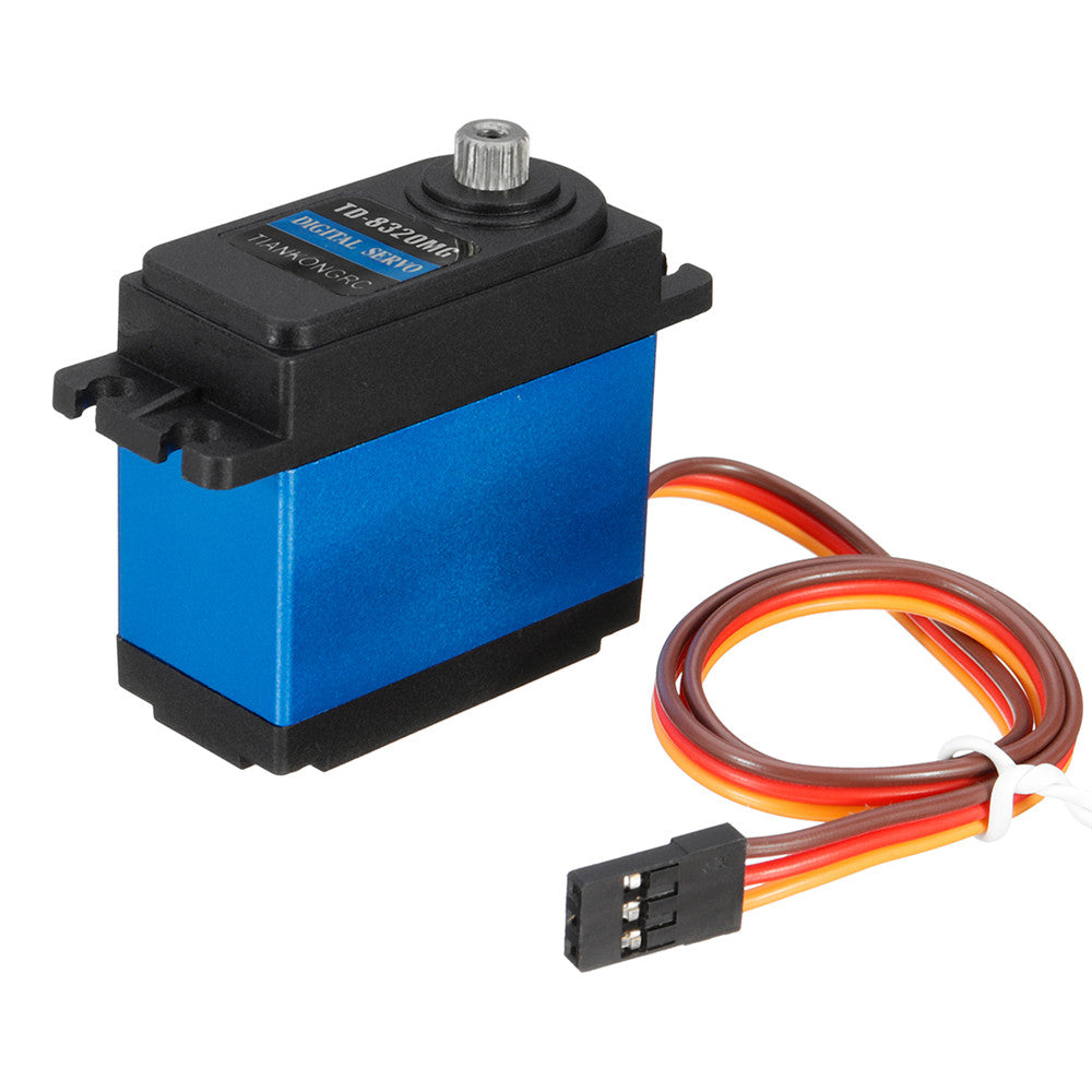 360° 20KG Waterproof High Torque Metal Gear RC Servo Motor Car Helicopter Boat