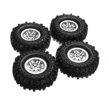 4Pcs AUSTAR AX-4020 1.9 Inch 110mm RC Car Tires With Hub For 1/10 D90 SCX10 CC01 RC Car Crawler