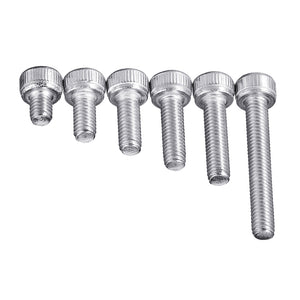 120Pcs M3 304 Stainless Steel DIN912 Screw Hex Socket Cap Repair Tools for RC Model