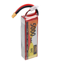 ZOP Power 11.1V 5000mAh 80C 3S Lipo Battery XT60 Plug for RC Racing Drone