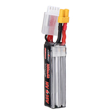 URUAV 11.4V 300mAh 40C/80C 3S HV 4.35V Lipo Battery XT30 Plug for Larva X URUAV UR85/UR85HD Mobula7 HD Sailfly-X RC Drone