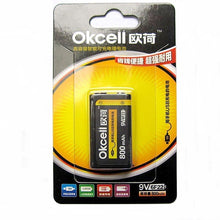 OKcell 9V 800mAh USB Rechargeable Lipo Battery for RC Helicopter Model Microphone