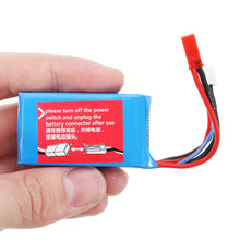 Wltoys 7.4V 1100mAh 20C 2S Lipo Battery JST Plug for A949 A959 A969 A979 1/18 RC Vehicles 