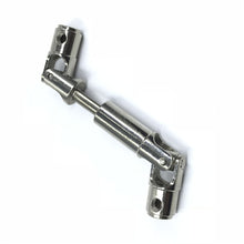 Racerstar 2PCS 57-70mm Upgrade Metal Silver Drive Shaft for WPL HengLong 1/16 RC Car Parts 