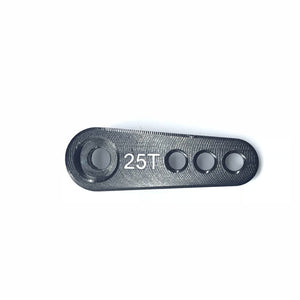 1PC Aluminum 28.3mm 25T Teeth Tooth Steering Half Servo Arm Horn for 1/10 Rc Car Futaba HSP Wltoys