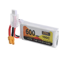 ZOP Power 7.4V 600mAh 100C 2S Lipo Battery XT30 Plug for XK K130 RC Helicopter