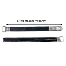 2Pcs RJXHOBBY 150-400mm High Strength Non Slip Silicone 3M Fiber Metal Battery Straps for RC Model