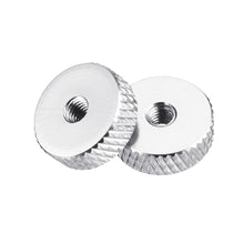 10Pcs M3 Hand Knurled Thumb Aluminum Alloy Screw Nut Spacer Flat Washer