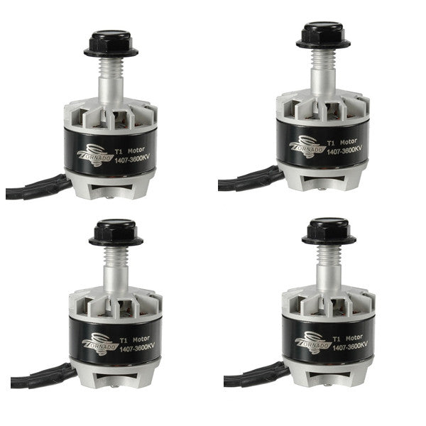4 PCS BrotherHobby Tornado T1 1407 3600KV 3-4S Brushless Motor CW for RC FPV Racing Drone