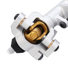 2PCS Silver Pass Metal Front And Rear Bridge Axle Tread 192MM For 1/10 SCX10 RC car