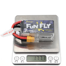 TATTU Funfly 14.8V 1550mAh 100C 4S XT60 Plug Lipo Battery for Emax HAWK 5 FPV Racing Drone 