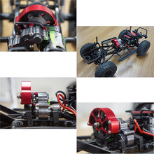 RC 1/10 Upgrade Aluminum Fully Assembled Transmission Metal Gearbox For Axial SCX10 Cars Parts
