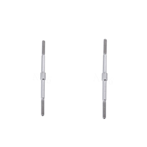 2pcs M3 X 86mm Steel Push Rod Hex Thread CW/CCW RC Airplane Spare Part