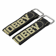 2Pcs RJX 20mm Fiber Non-Slip Aluminium Alloy Buckle Battery Strap 150-400mm for FPV Drones 