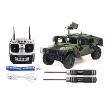 HG P408 Standard 1/10 2.4G 4WD 16CH 30km/h RC Car U.S.4X4 Military Vehicle Truck without Battery Charger