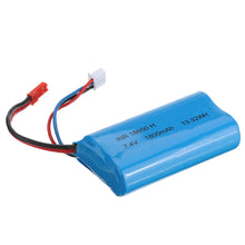 RBR/C 7.4V 1800MAH 10C 2S Lipo Battery JST/SM Plug For RC Car Boat Vehicle Model Parts