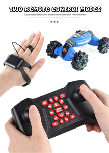 1:12 Remote Control Stunt Car Gesture Induction Twisting Off-Road Vehicle Light Music Drift Dancing Side Driving RC Car Toys
