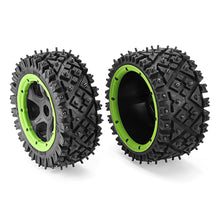 4PCS Rovan 85243 Front Rear Tires & Wheels for 1/5 HPI KM Baja 5B RC Car Parts