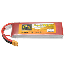ZOP Power 7.4V 6000mAh 45C 2S Lipo Battery XT60 Plug For Rc Racing Car