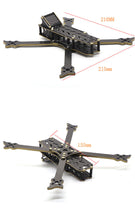 HSKRC VO235 235mm Wheelbase 5 Inch 4mm Arm Carbon Fiber Frame Kit for RC Drone FPV Racing 110g