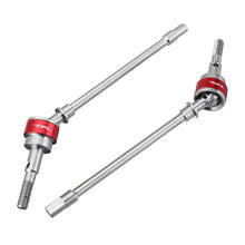 2PCS TFL Stainless Steel Front CVD Drive Shaft for Original Axial SCX-10 1/10 Rc Car Parts C1401-22R