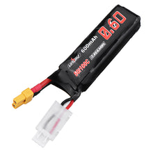 4Pcs URUAV 7.4V 600mAh 50C/100C 2S Lipo Battery XT30 Plug for XK K130 Helicopter