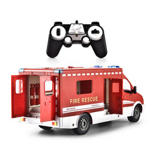 Double E 671 2.4G Rescue RC Car Vehicle Models Children Toys Engineer Truck