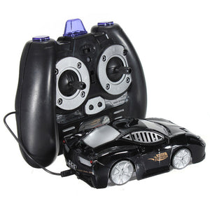 1PC LH-1208 1/32 Infrared Control 4CH Rc Car Floor Climbing Wall Climber With LED Light Toy