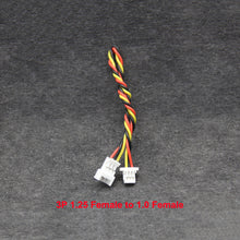 DIY 1.25mm 3Pin Male Female Connector-plug Adapter Cable for FPV Camera Flight Controller