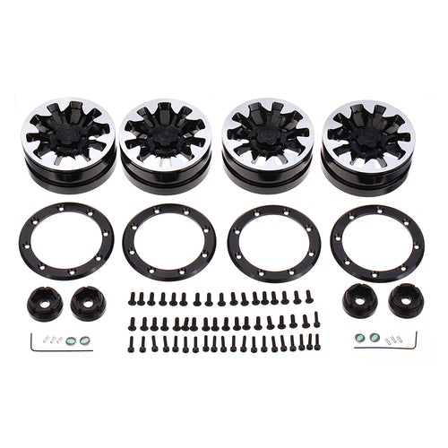 4pcs RBR/C 1.9 Inch Metal RC Car Wheel Hub For 1/10 D90 Trx4 Scx10 RC Car