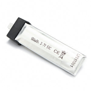 180mAh 3.7V 1S 50C Lipo Battery For E-flite Blade Nano CPX Inductrix Tiny Whoop RC Quadcopter 