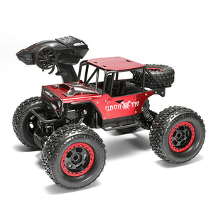 1/18 4WD 2.4G RC Cars Alloy Speed RC Car Toys With LED Head Light 3 Motors