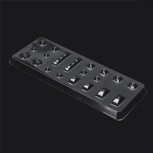 Universal Transparent Light Buckets for 1/10 On Road HPI Tamiya Drift RC Car Parts 