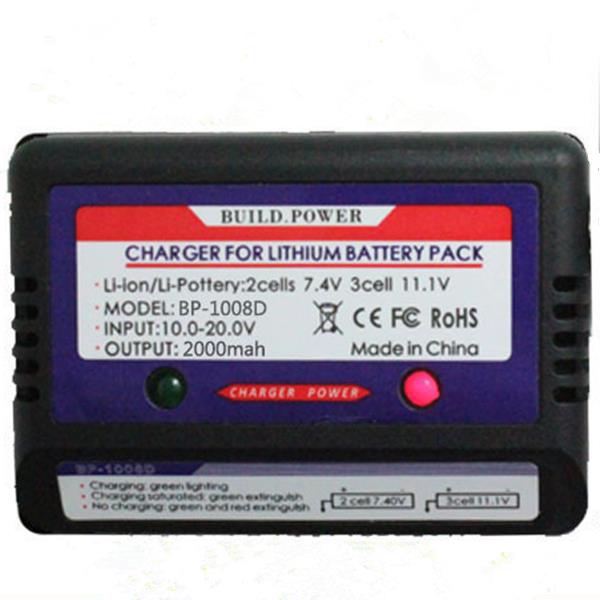 B3 10W AC/DC Balance Charger Adapter for 3S/2S-3S 7.4V 11.1V LiPo Lithium Battery